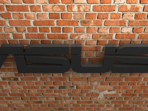 asus logo 3Dプリントモデル