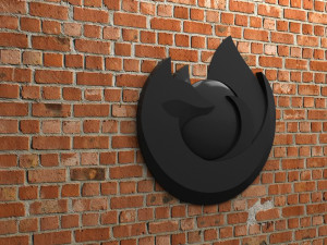 firefox logo Modello di stampa 3D