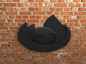 firefox logo Modello di stampa 3D