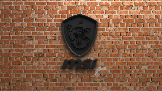msi logo 3D-printmodel .c4d .max .obj .3ds .fbx .stl .blend 