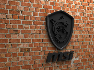 msi logo 3D-printmodel