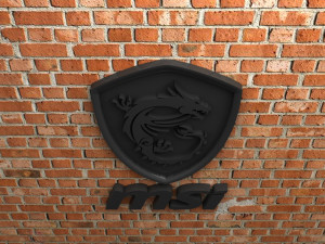 msi logo 3D-printmodel
