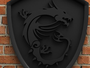 msi logo 3D-printmodel