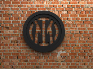 Inter Milan New Logo 3D प्रिंट मॉडल