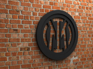 Inter Milan New Logo 3Dプリントモデル
