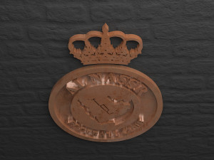 Al Nasser Football Club Logo 3D Принт Модель