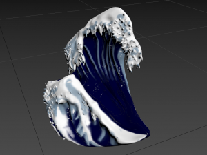 The Great Wave off Kanagawa 3D 打印模型