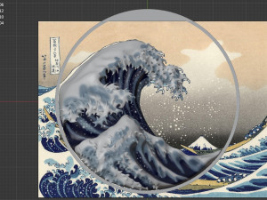 The Great Wave off Kanagawa 3D 打印模型