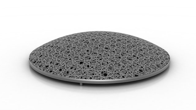 Louvre Abu Dhabi Dome 3D Модель .c4d .max .obj .3ds .fbx .stl .blend 