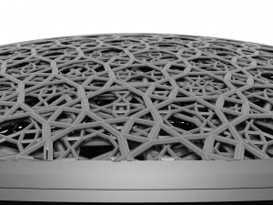 Louvre Abu Dhabi Dome 3D Модель