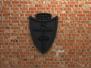 AC Monza Logo 3D-Druckmodell