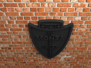 AC Monza Logo 3D-Druckmodell