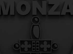 AC Monza Logo 3D-Druckmodell