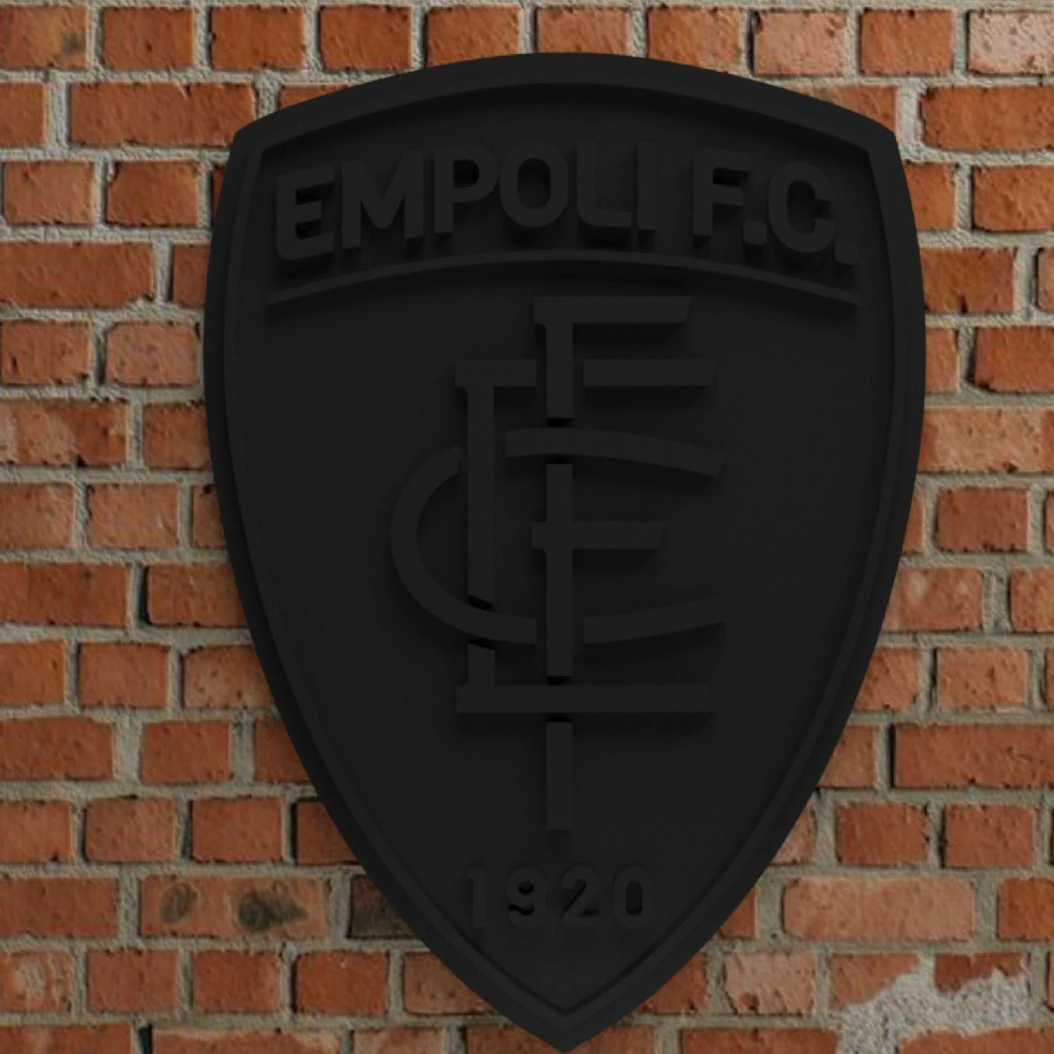 Empoli F Logo 3D Print Model .c4d .max .obj .3ds .fbx .stl .blend