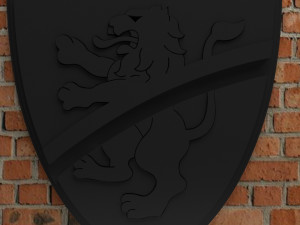 Frosinone Calcio Logo 3D Print Model