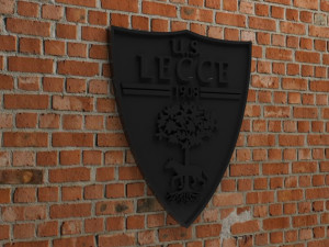 US Lecce Logo 3D-Druckmodell