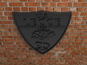 US Lecce Logo 3D-Druckmodell