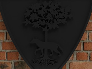 US Lecce Logo 3D-Druckmodell