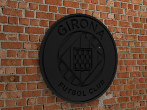 Girona FC Logo 3D प्रिंट मॉडल
