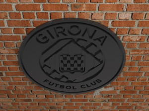 Girona FC Logo 3D प्रिंट मॉडल