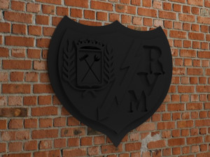 Rayo Vallecano Logo 3D 打印模型