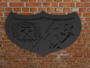 Rayo Vallecano Logo 3D 打印模型
