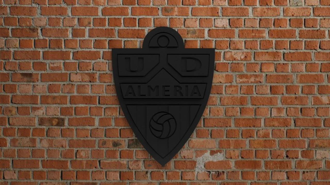 UD Almera Logo 3D Print Model .c4d .max .obj .3ds .fbx .stl .blend