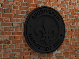 SV Darmstadt 98 Logo 3D 프린트 모델