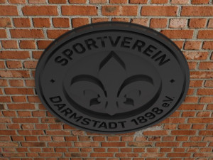 SV Darmstadt 98 Logo 3D 프린트 모델