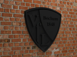VfL Bochum 1848 Logo 3D Print Model
