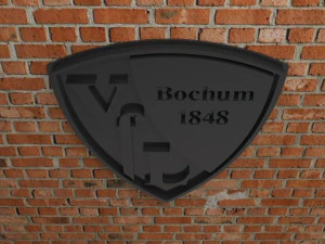 VfL Bochum 1848 Logo 3D Print Model