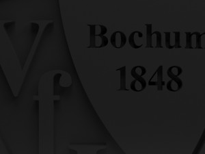 VfL Bochum 1848 Logo 3Dプリントモデル