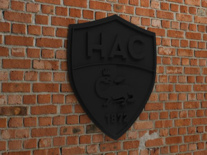 Le Havre AC Logo 3D Baskı Modeli