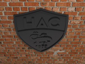Le Havre AC Logo 3D Baskı Modeli