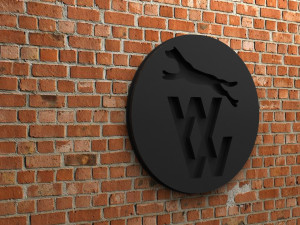 Wolverhampton Wanderers FC Logo-simple 3D-Druckmodell