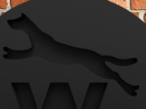 Wolverhampton Wanderers FC Logo-simple 3D-Druckmodell