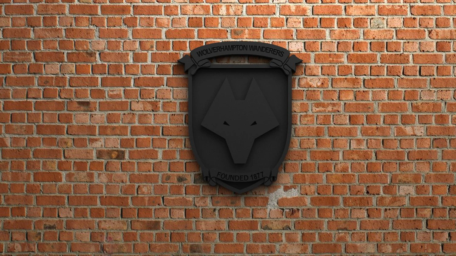 Wolverhampton Wanderers FC Logo-1877 3D Print Model .c4d .max .obj .3ds .fbx .stl .blend 
