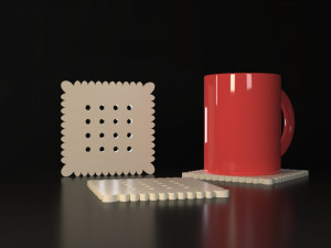 Biscuit Coasters 3D 打印模型