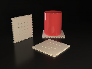 Biscuit Coasters Modèles 3D en vedette