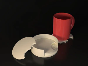 Bite Coasters 3D Print Model