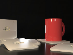 Card Game Coasters 3D Print Model