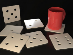 Emojis Coasters 3D 打印模型