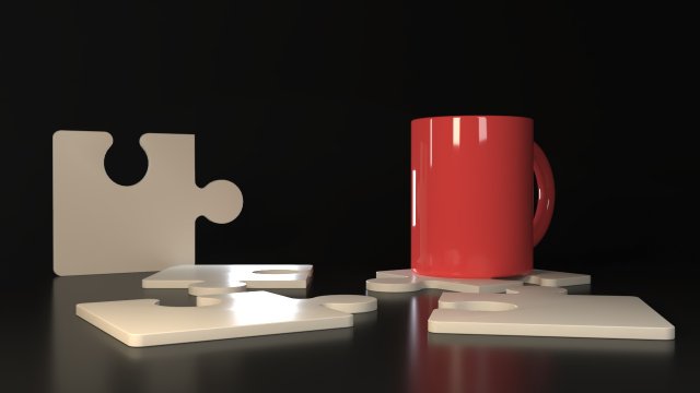 Puzzle coasters Modelo de Impressão 3D .c4d .max .obj .3ds .fbx .stl .blend 