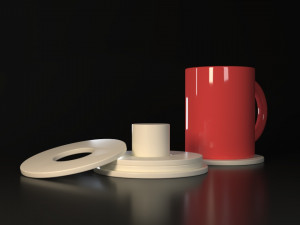 Round Coasters 3D Print Model
