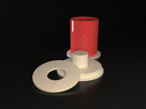 Round Coasters 3D Принт Модель