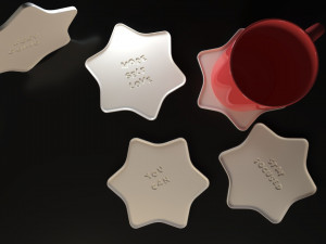 Stars Coasters 3D प्रिंट मॉडल