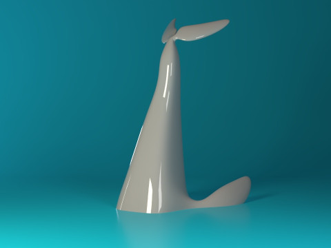 Swimming Shark 3D Print Model