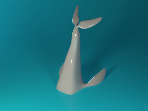 Swimming Shark 3D 打印模型