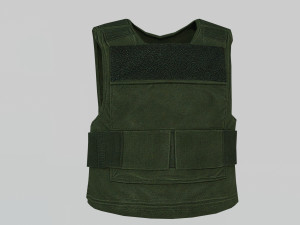 military vests 3D मॉडल