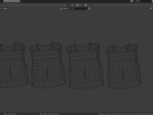 military vests 3D मॉडल